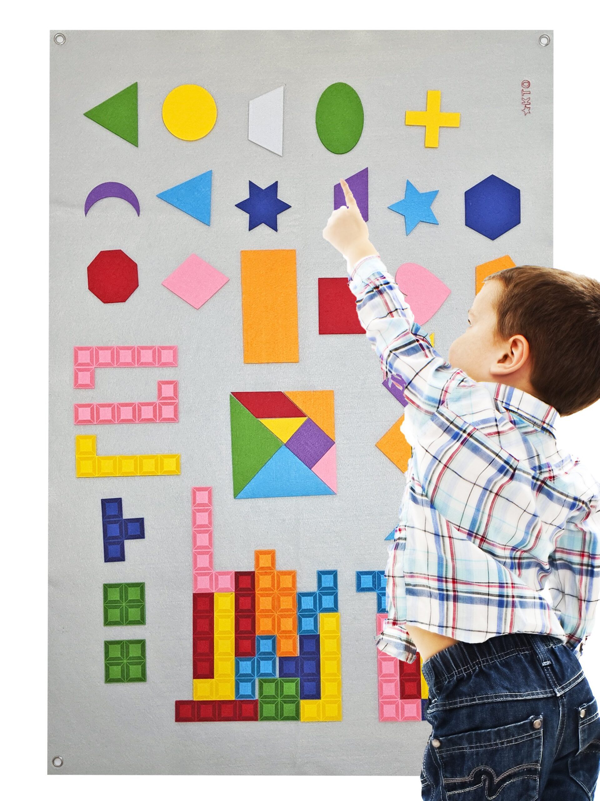 Shapes and Colors Interactive Felt Play Set
